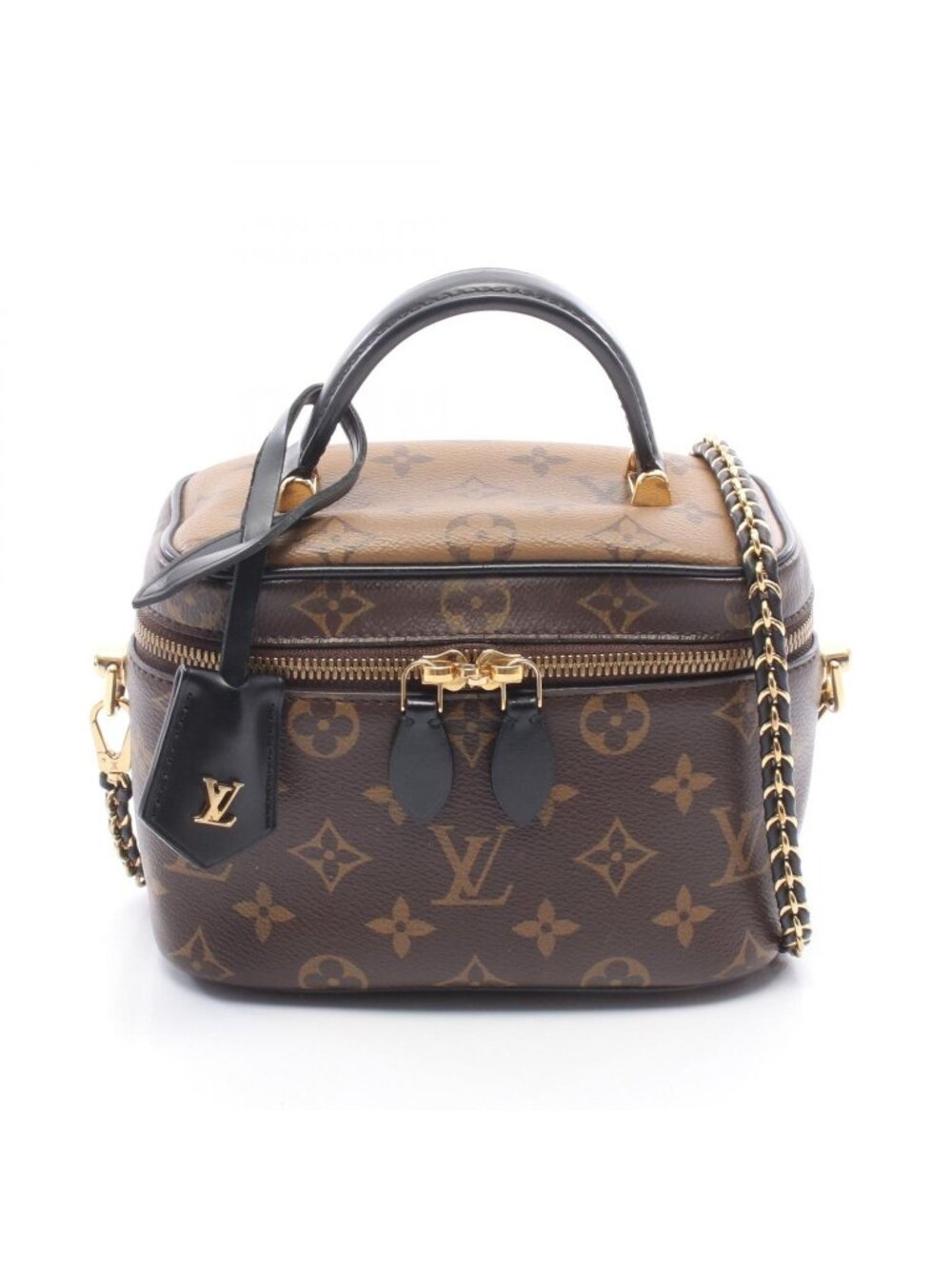 Louis Vuitton Handbag Vanity NV PM 2-Way Canvas Leather